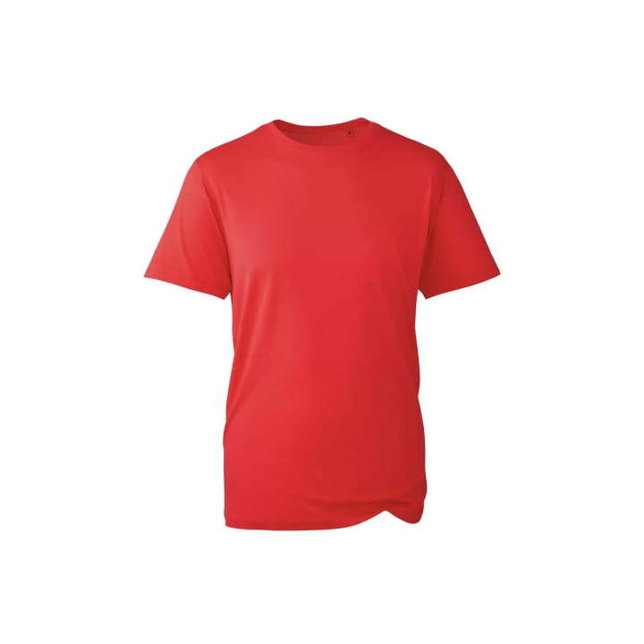 Camiseta básica manga corta cuello redondo unisex